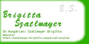 brigitta szatlmayer business card